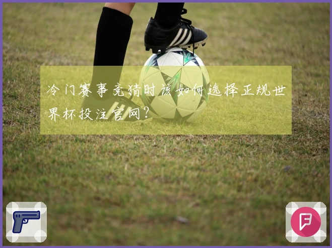 冷门赛事竞猜时该如何选择正规世界杯投注官网？