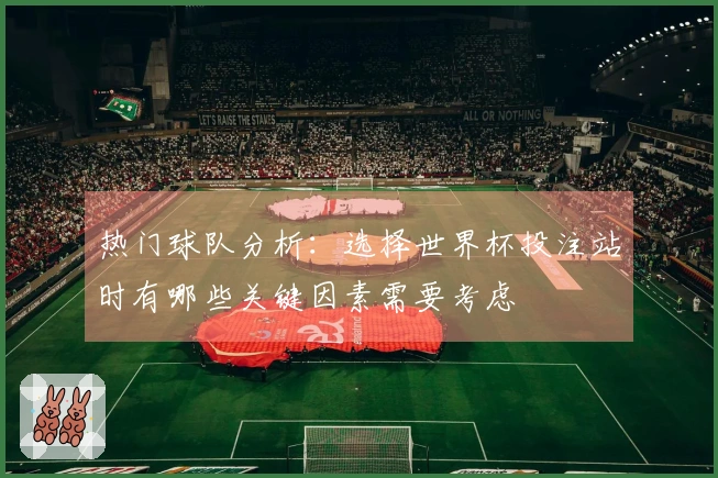 热门球队分析：选择世界杯投注站时有哪些关键因素需要考虑
