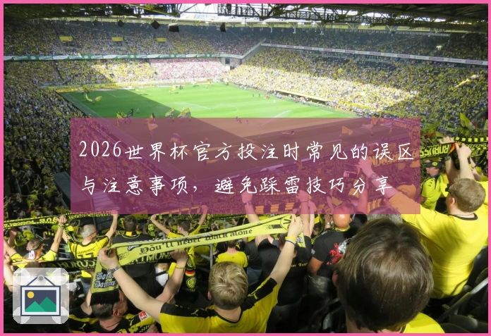 2026世界杯官方投注时常见的误区与注意事项，避免踩雷技巧分享