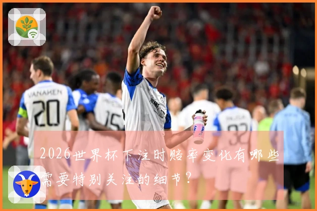 2026世界杯下注时赔率变化有哪些需要特别关注的细节？