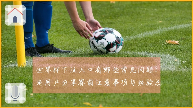 世界杯下注入口有哪些常见问题？老用户分享赛前注意事项与经验总结